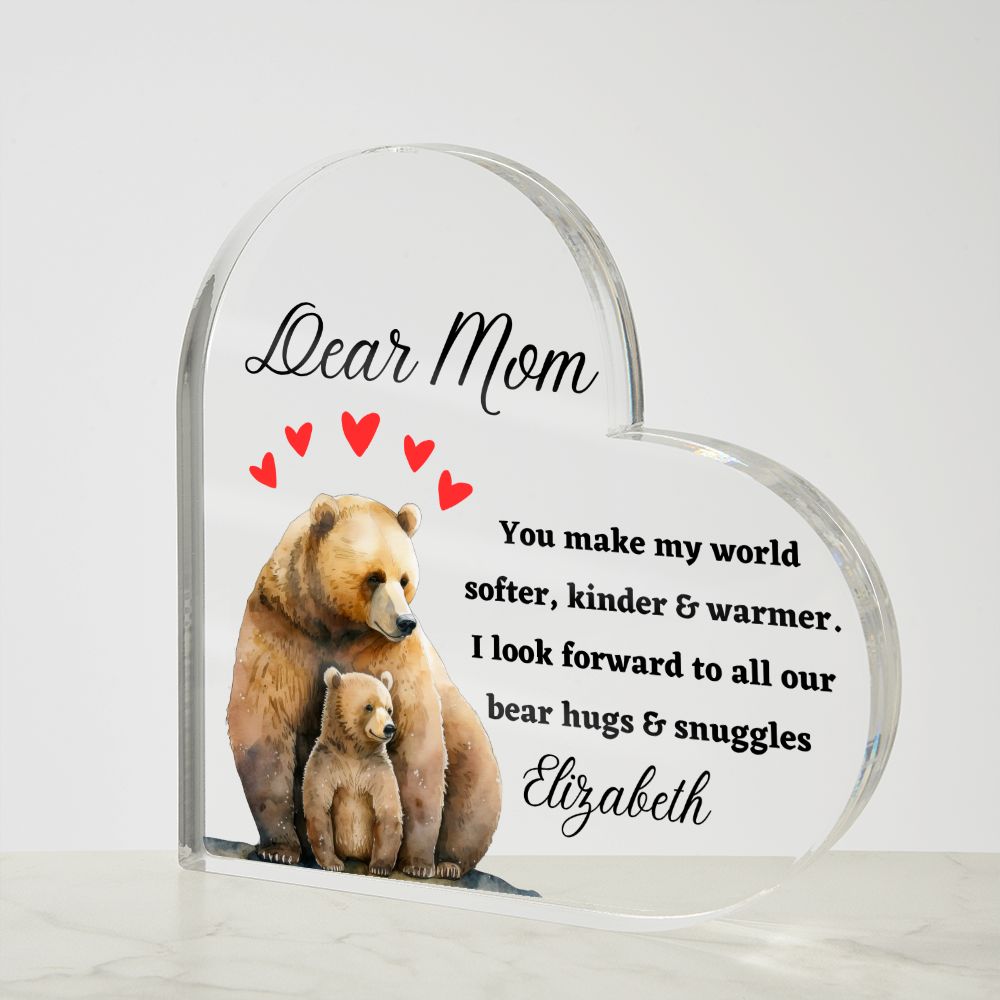 [Almost Sold Out] Dear Mom - Bears - Acrylic Plaque