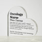 Placa de Acrílico para Enfermera de Oncología, Personalizada