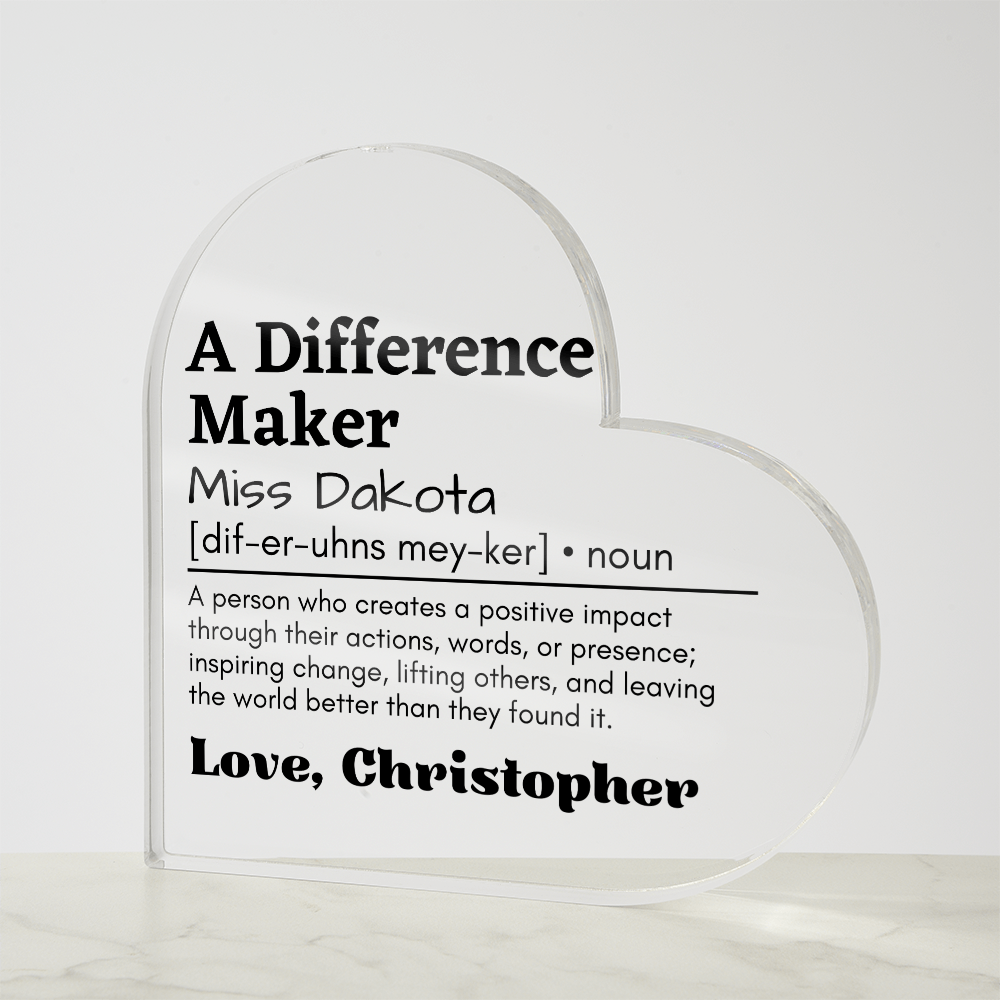 difference maker test
