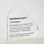 Placa de Acrílico para Anestesiólogo, Personalizada