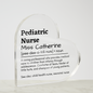 Placa de Acrílico para Enfermera Pediátrica, Personalizada