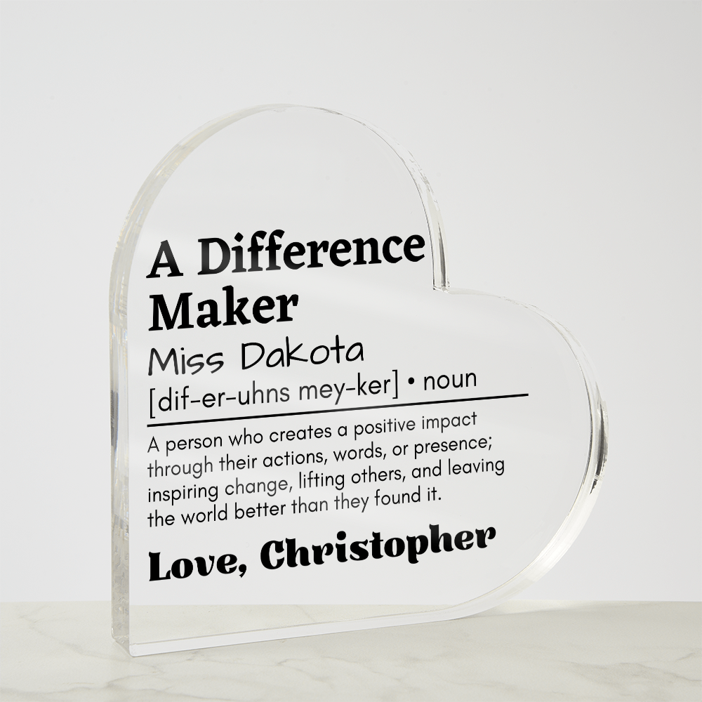 difference maker test