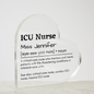 Placa de Acrílico para Enfermera de UCI, Personalizada