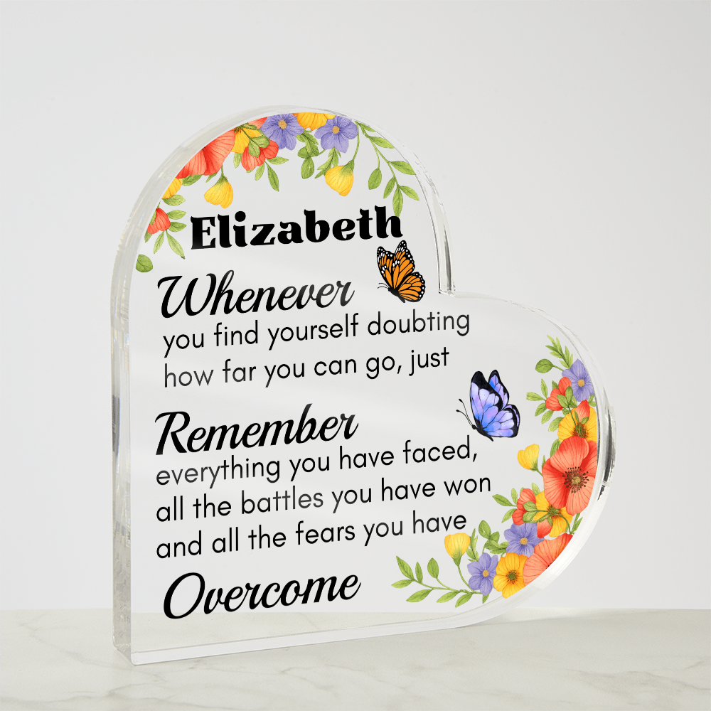 Doubt Yourself Acrylic Plaque