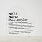 Personalized NICU Nurse Printed Heart Shaped Acrylic Plaque
