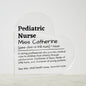 Placa de Acrílico para Enfermera Pediátrica, Personalizada