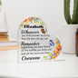 Personalized Gift for Daughter - Doubt Yourself Acrylic Plaque