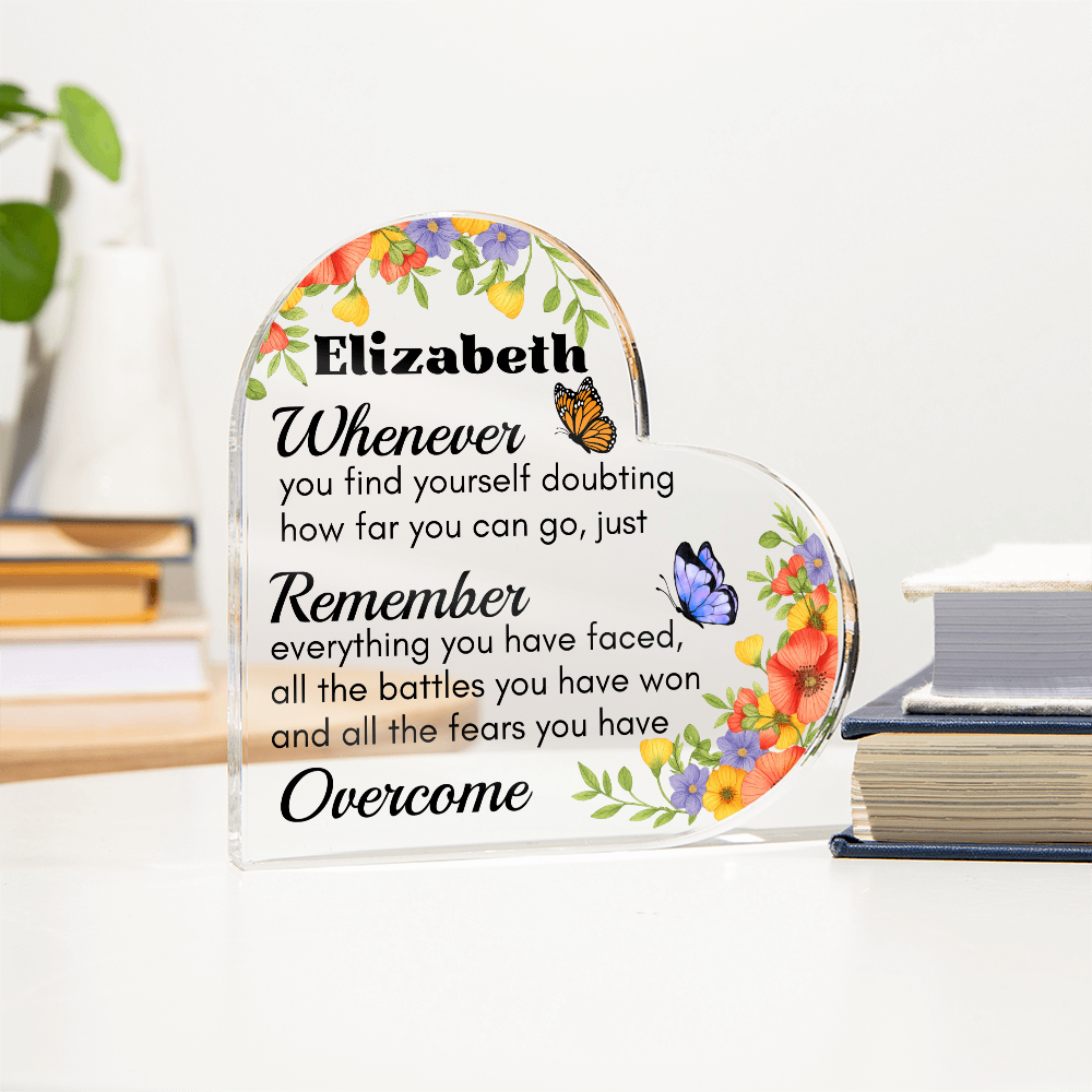 Doubt Yourself Acrylic Plaque