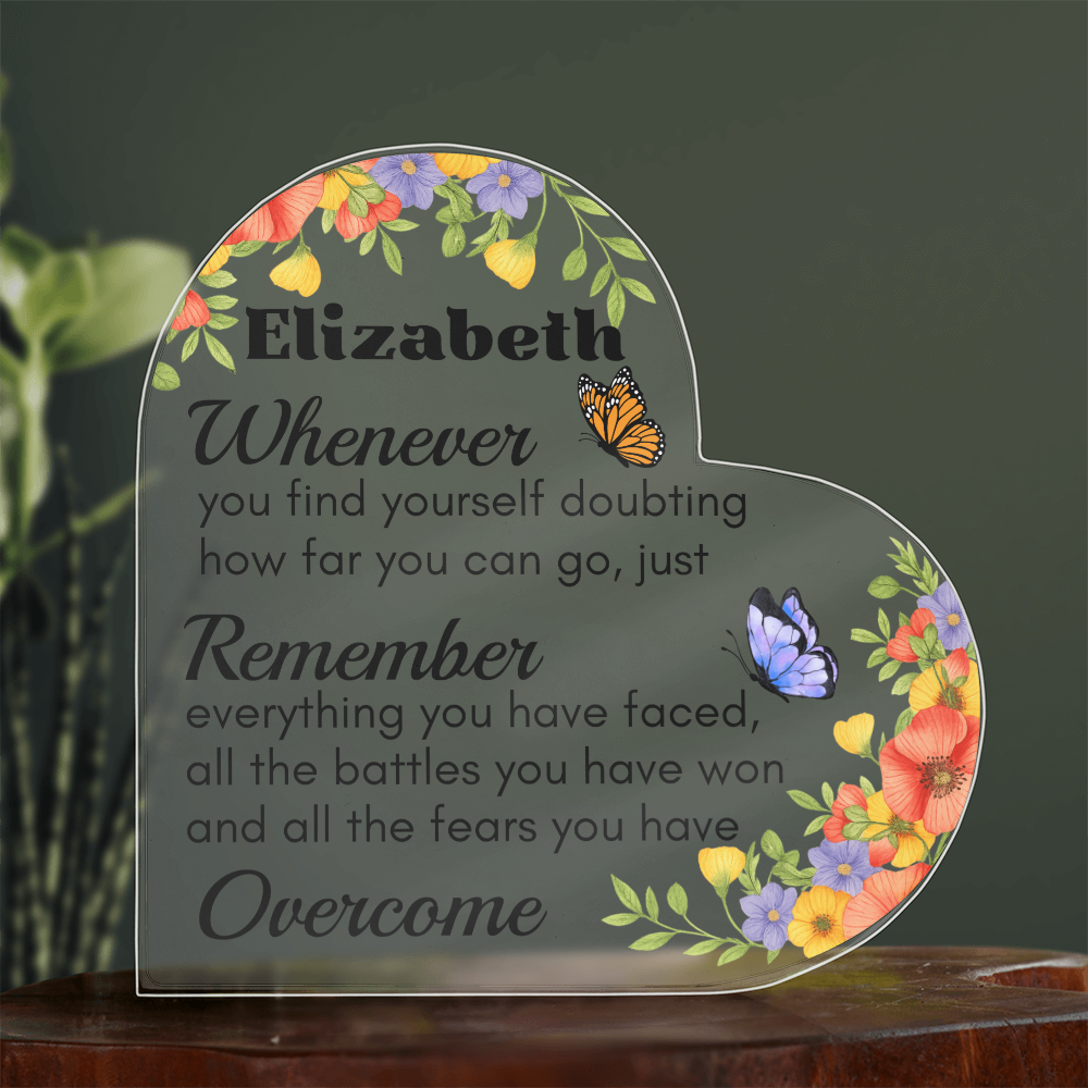 Doubt Yourself Acrylic Plaque