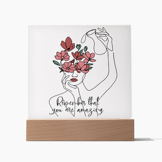 Almost Sold Out - Remember You are Amazing - Acrylic Plaque with Stand