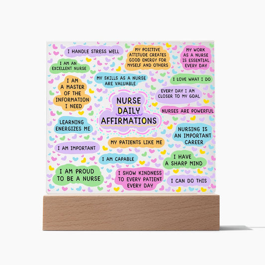 Almost Sold Out - Nurse Daily Affirmation Plaque