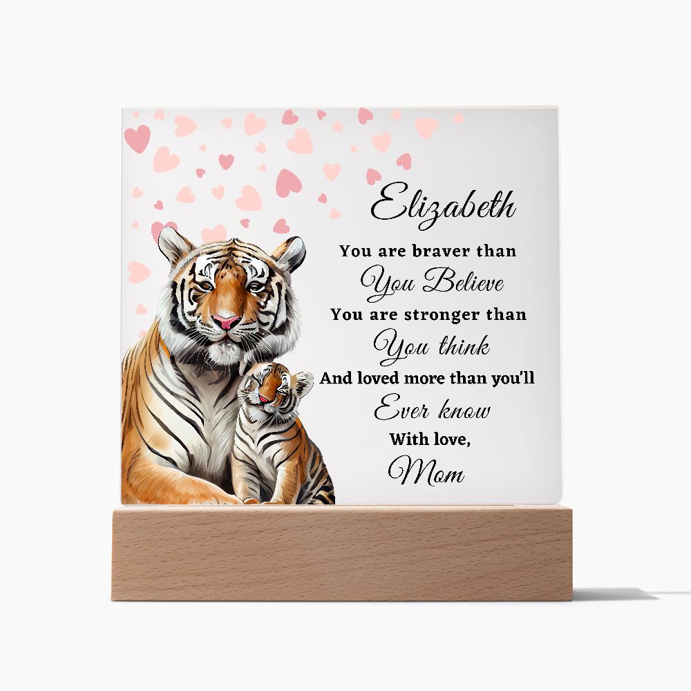 [Almost Sold Out] To My Daughter - Tiger - Acrylic Plaque