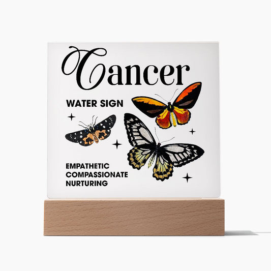 Almost Sold Out - Cancer - Zodiac  Acrylic Plaque