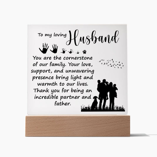 Almost Sold Out - Husband Acrylic Plaque With Stand