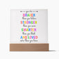 Almost Sold Out - Daily Affirmations - Acrylic Plaque with Stand