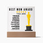 [Almost Sold Out] Best Mom Award Acrylic Plaque with Stand