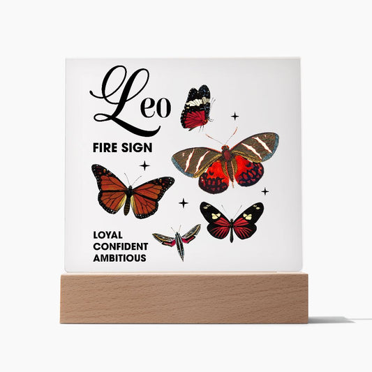 Almost Sold Out - Leo - Zodiac  Acrylic Plaque