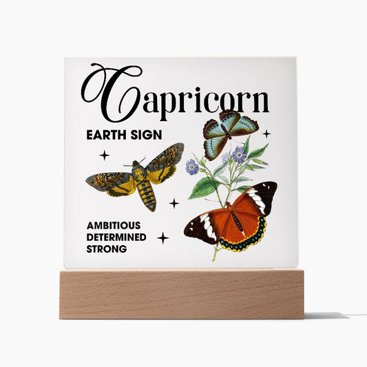 Almost Sold Out - Capricorn - Zodiac  Acrylic Plaque