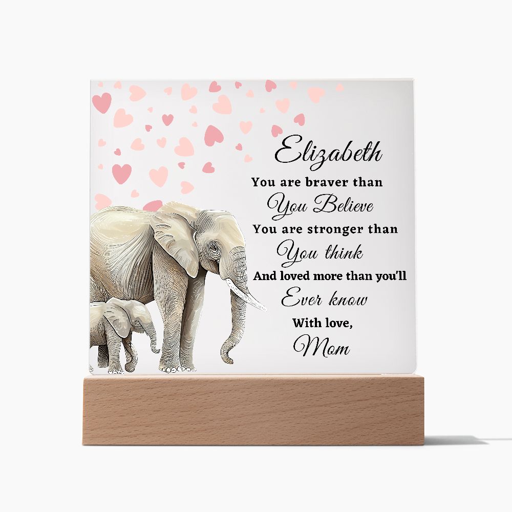 [Almost Sold Out] To My Daughter - Elephant - Acrylic Plaque