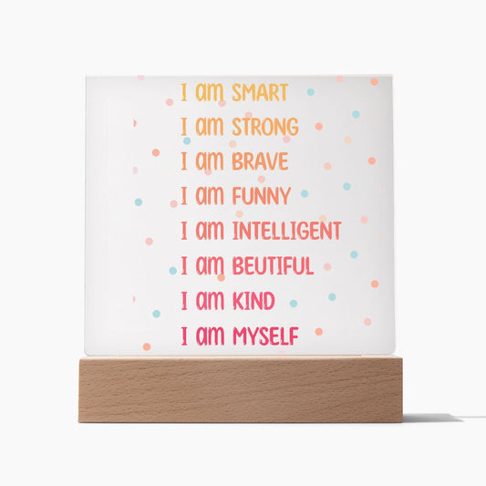 Almost Sold Out - Daily Affirmations - Acrylic Plaque with Stand