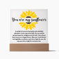 [Almost Sold Out] You Are My Sunflower - Acrylic Plaque with Stand