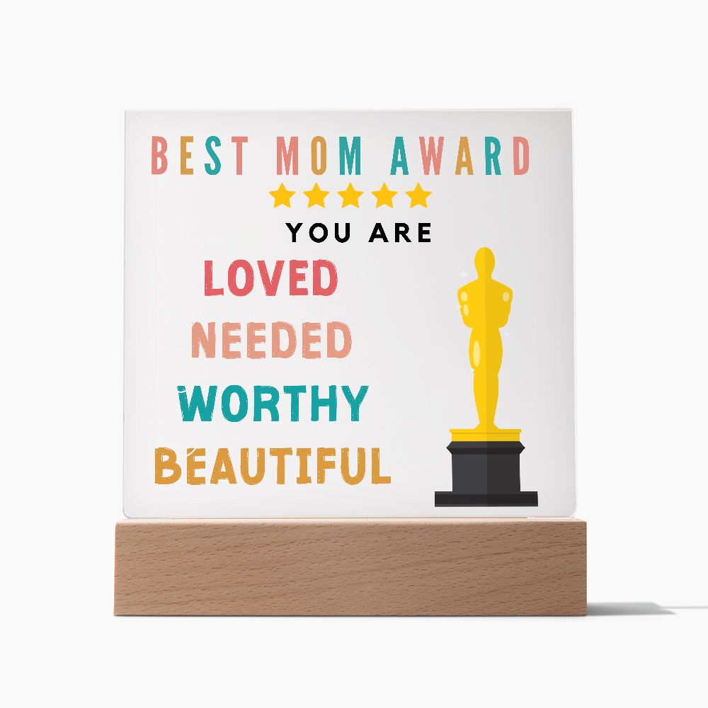 [Almost Sold Out] Best Mom Award - You are Loved - Acrylic Plaque with Stand