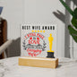 [Almost Sold Out] Best Wife Award - In Love With You Everyday - Acrylic Plaque with Stand