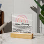 [Almost Sold Out] Dear Mommy - From Rainbow Baby - Acrylic Plaque