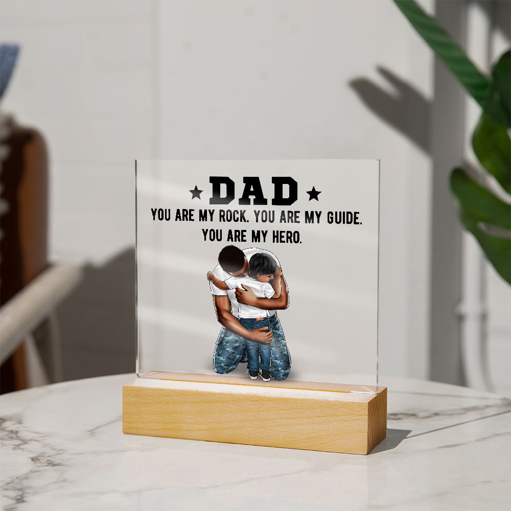 [Almost Sold Out] Custom Dad You Are My Rock Acrylic Plaque