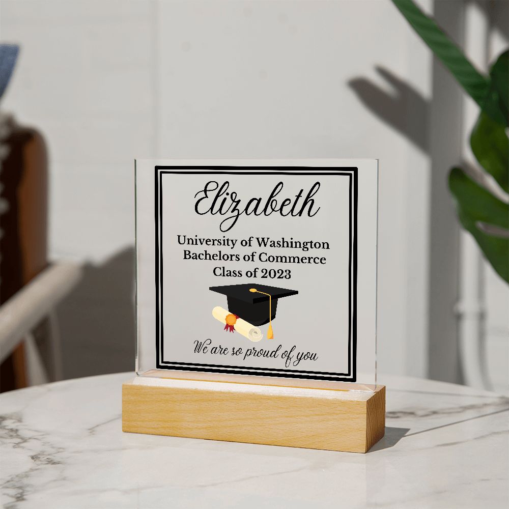 [Almost Sold Out] Personalized Graduation Acrylic Plaque