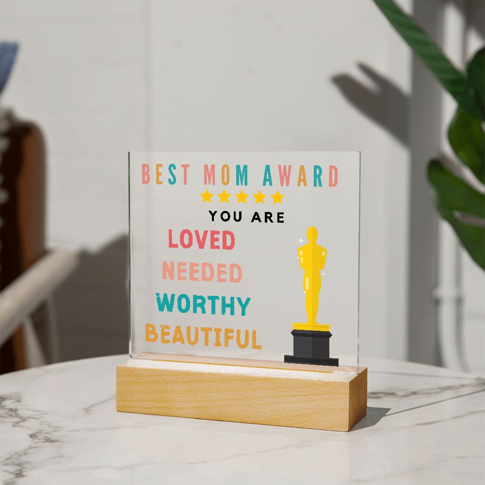 [Almost Sold Out] Best Mom Award - You are Loved - Acrylic Plaque with Stand