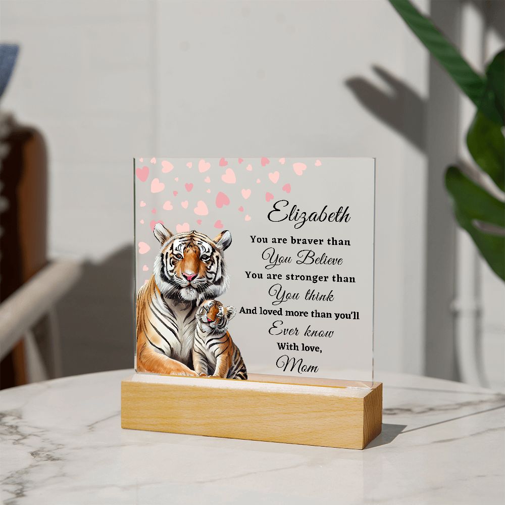 [Almost Sold Out] To My Daughter - Tiger - Acrylic Plaque