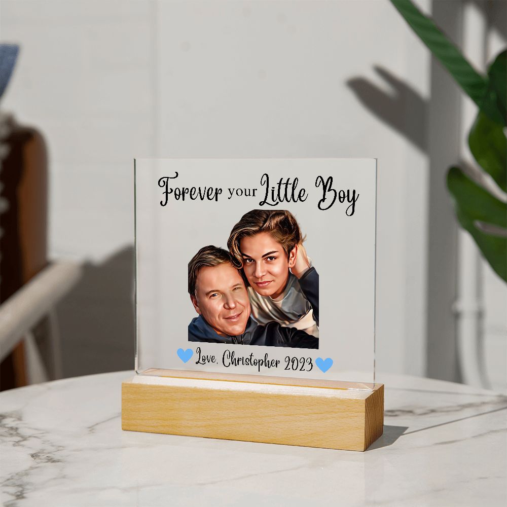 [Almost Sold Out] Forever Your Little Boy - Personalized Acrylic Plaque