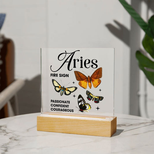 Almost Sold Out - Aries - Zodiac  Acrylic Plaque