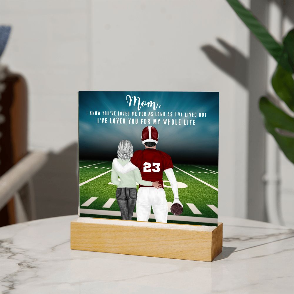 [Almost Sold Out] Football Mom - Acrylic Plaque