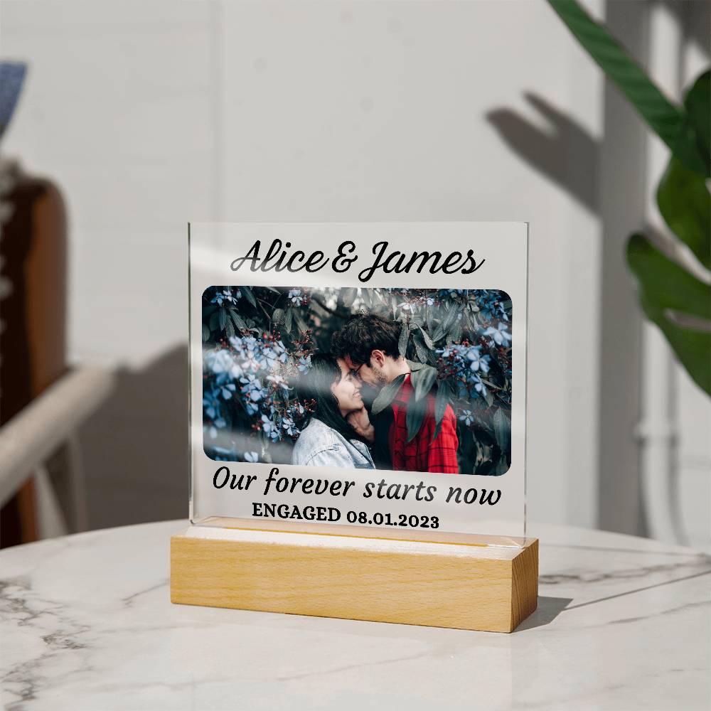 [Almost Sold Out] Personalized Engagement Acrylic Square