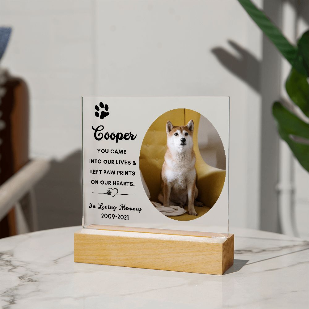 Almost Sold Out - Pet Memorial - Acrylic Plaque with Stand