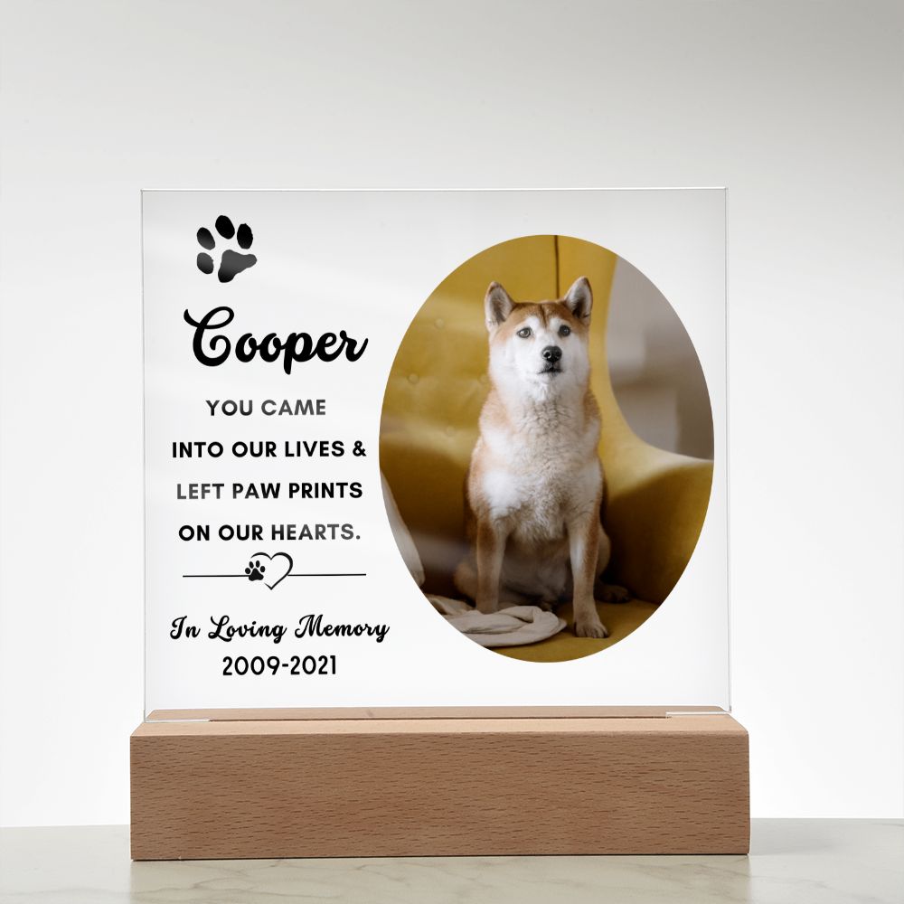 Almost Sold Out - Pet Memorial - Acrylic Plaque with Stand