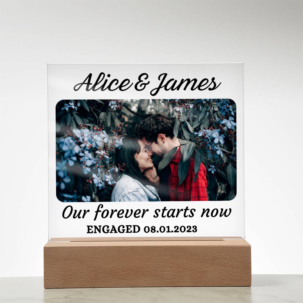 [Almost Sold Out] Personalized Engagement Acrylic Square