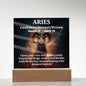 [Almost Sold Out] Aries Acrylic Square Plaque