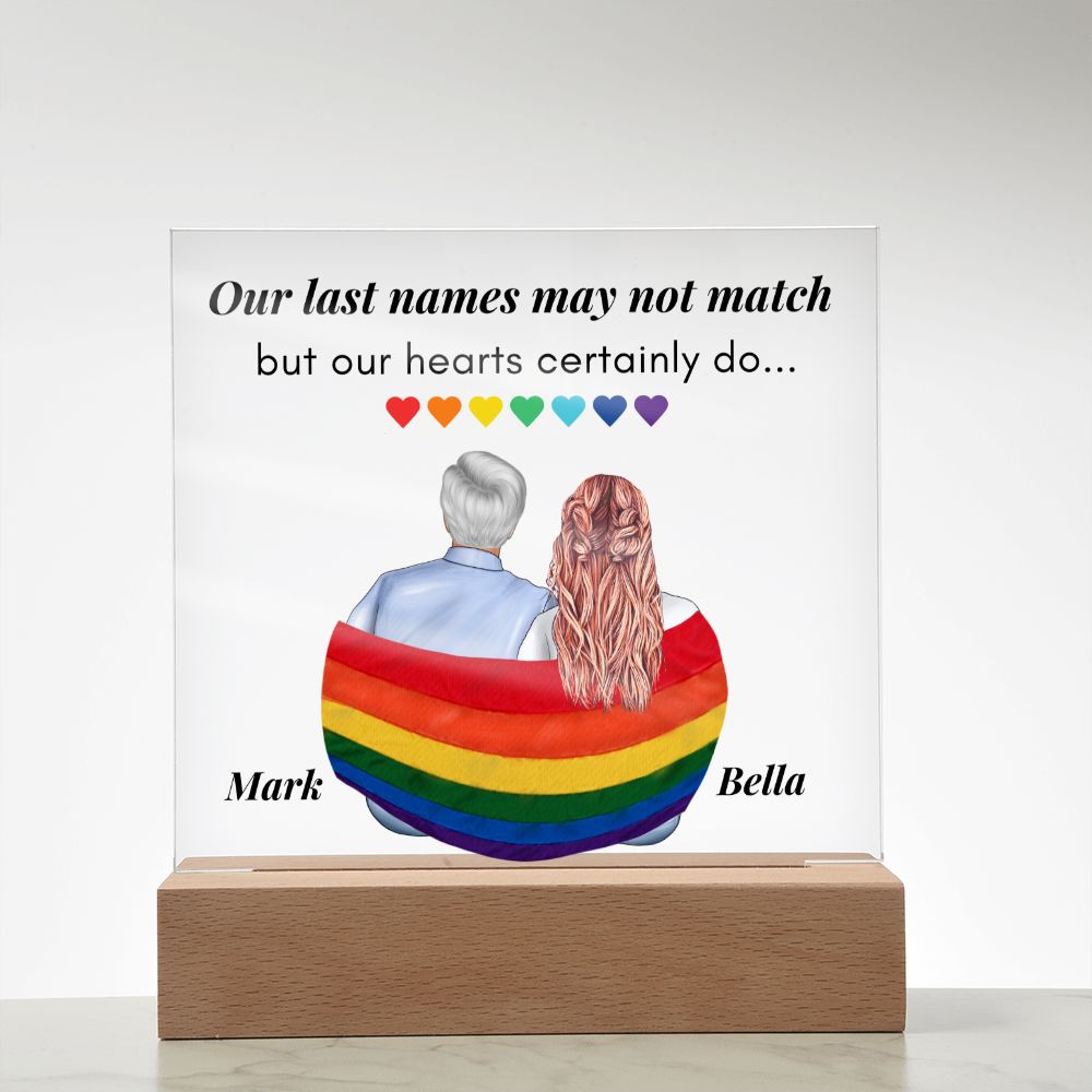 [Almost Sold Out] Bonus Dad - Father's Day Pride Gift Acrylic Plaque
