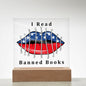 [Almost Sold Out] I Read Banned Books - Acrylic Square Plaque