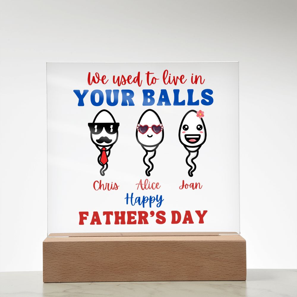 [Almost Sold Out] Personalized Sperm Father's Day Gift
