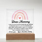 [Almost Sold Out] Dear Mommy - From Rainbow Baby - Acrylic Plaque