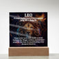 [Almost Sold Out] Leo  Acrylic Square Plaque