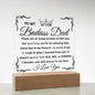 [Almost Sold Out] To My Badass Dad Acrylic Plaque