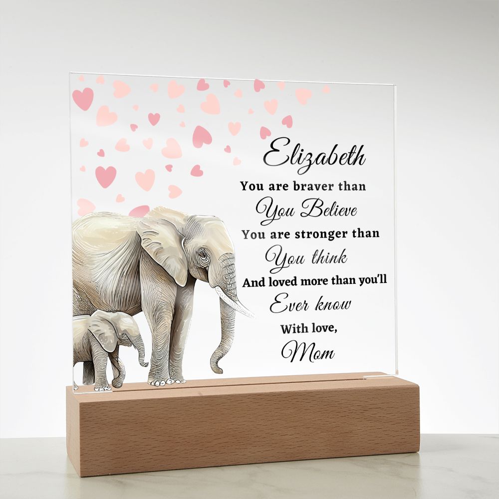 [Almost Sold Out] To My Daughter - Elephant - Acrylic Plaque