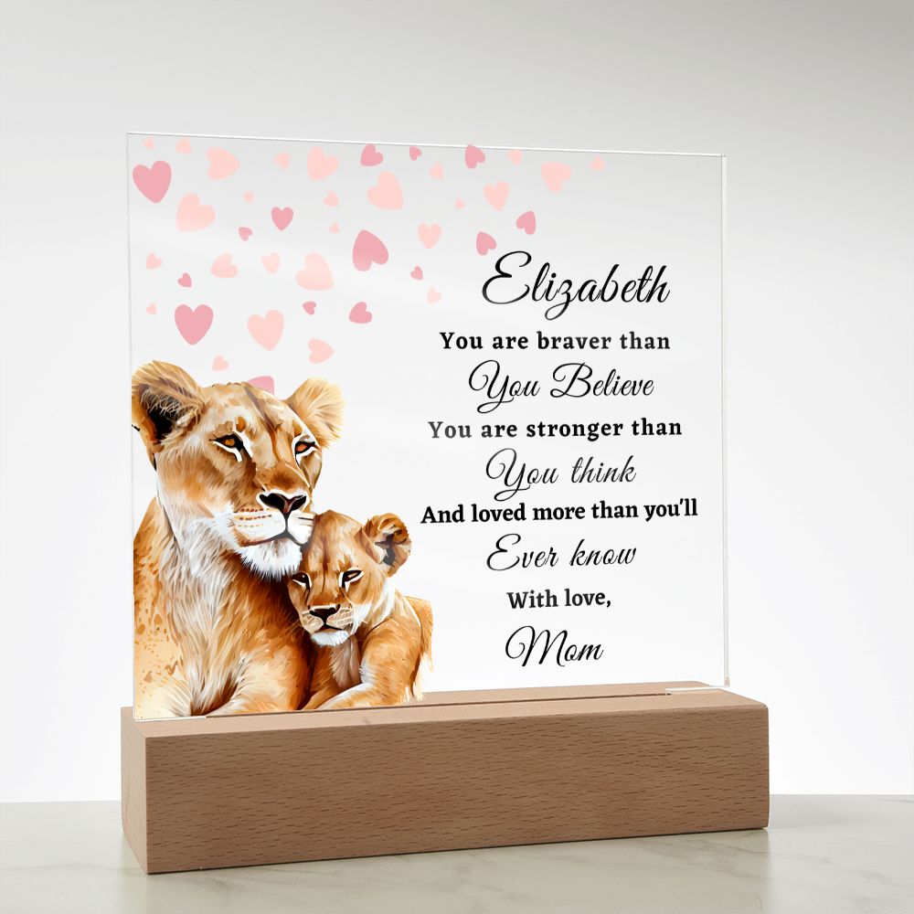 [Almost Sold Out] To My Daughter - Lion - Acrylic Plaque