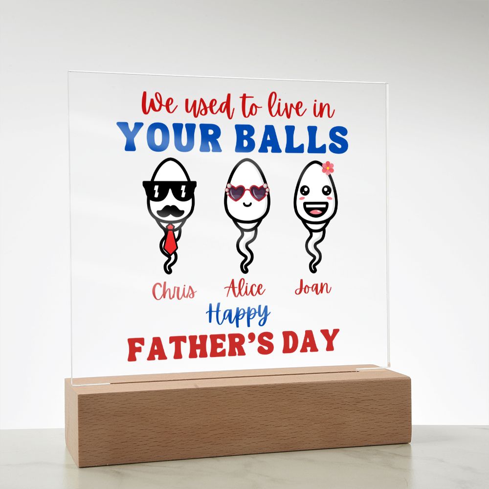 [Almost Sold Out] Personalized Sperm Father's Day Gift