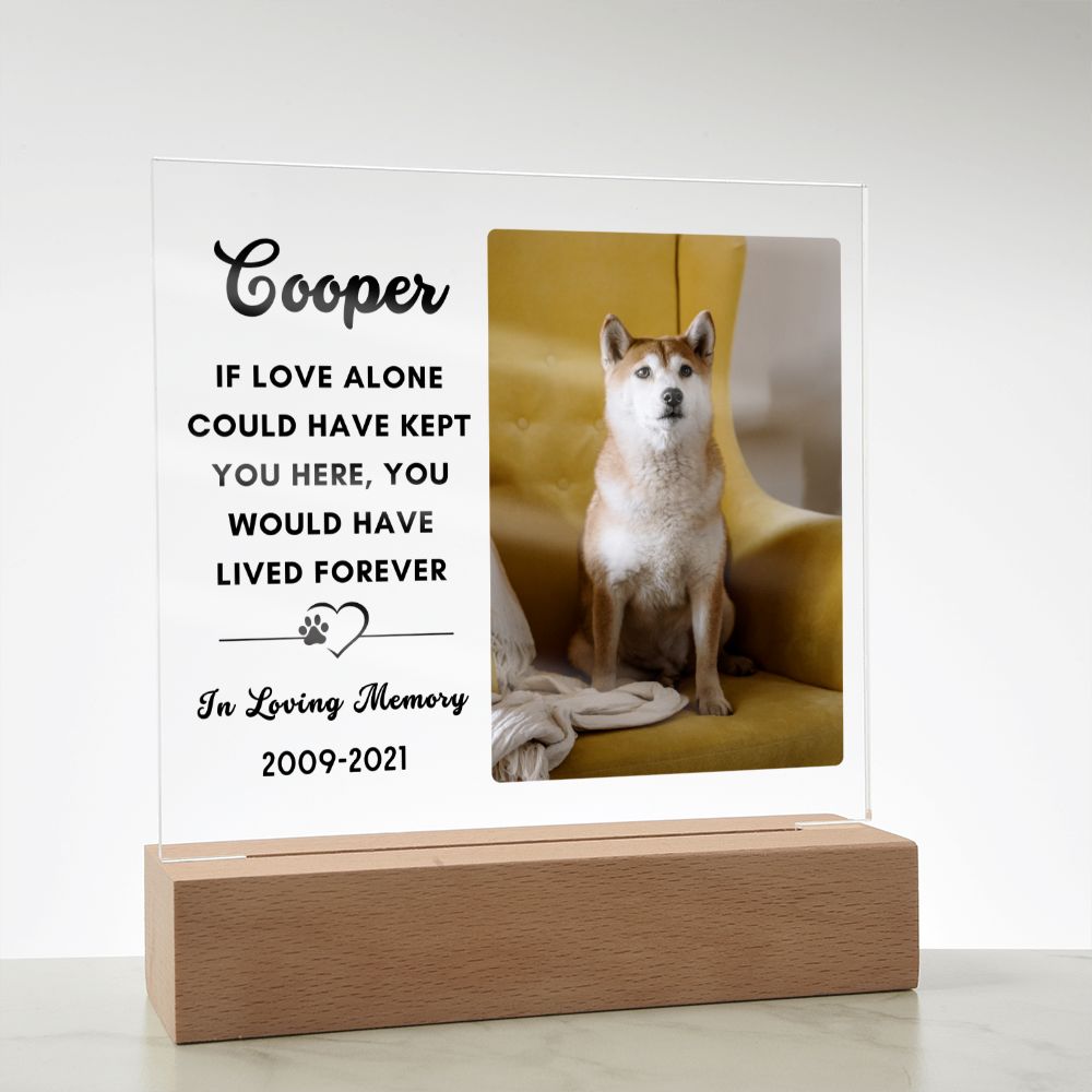 Almost Sold Out - Pet Memorial - Acrylic Plaque with Stand